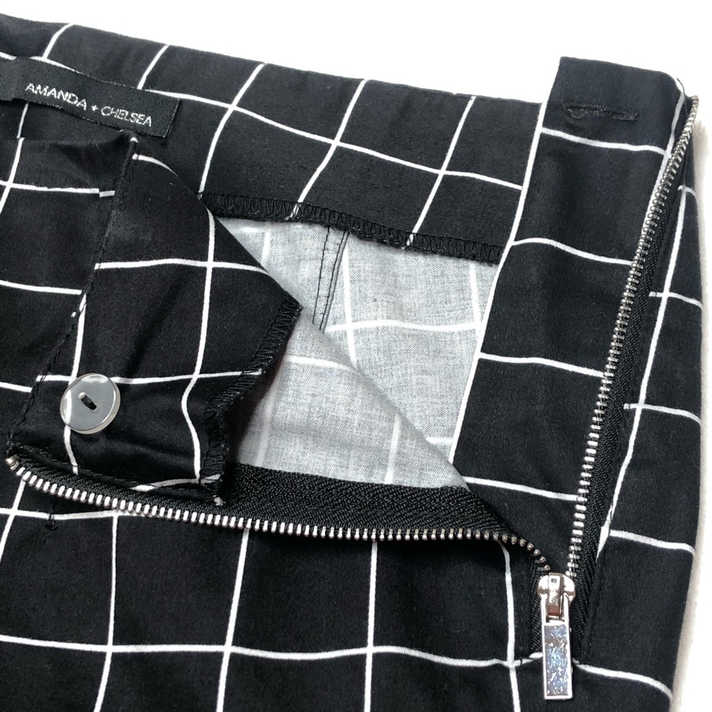 ❌SOLD❌ Amanda + Chelsea | Women’s Windowpane Pants, Sz 0 - Picture 7 of 13